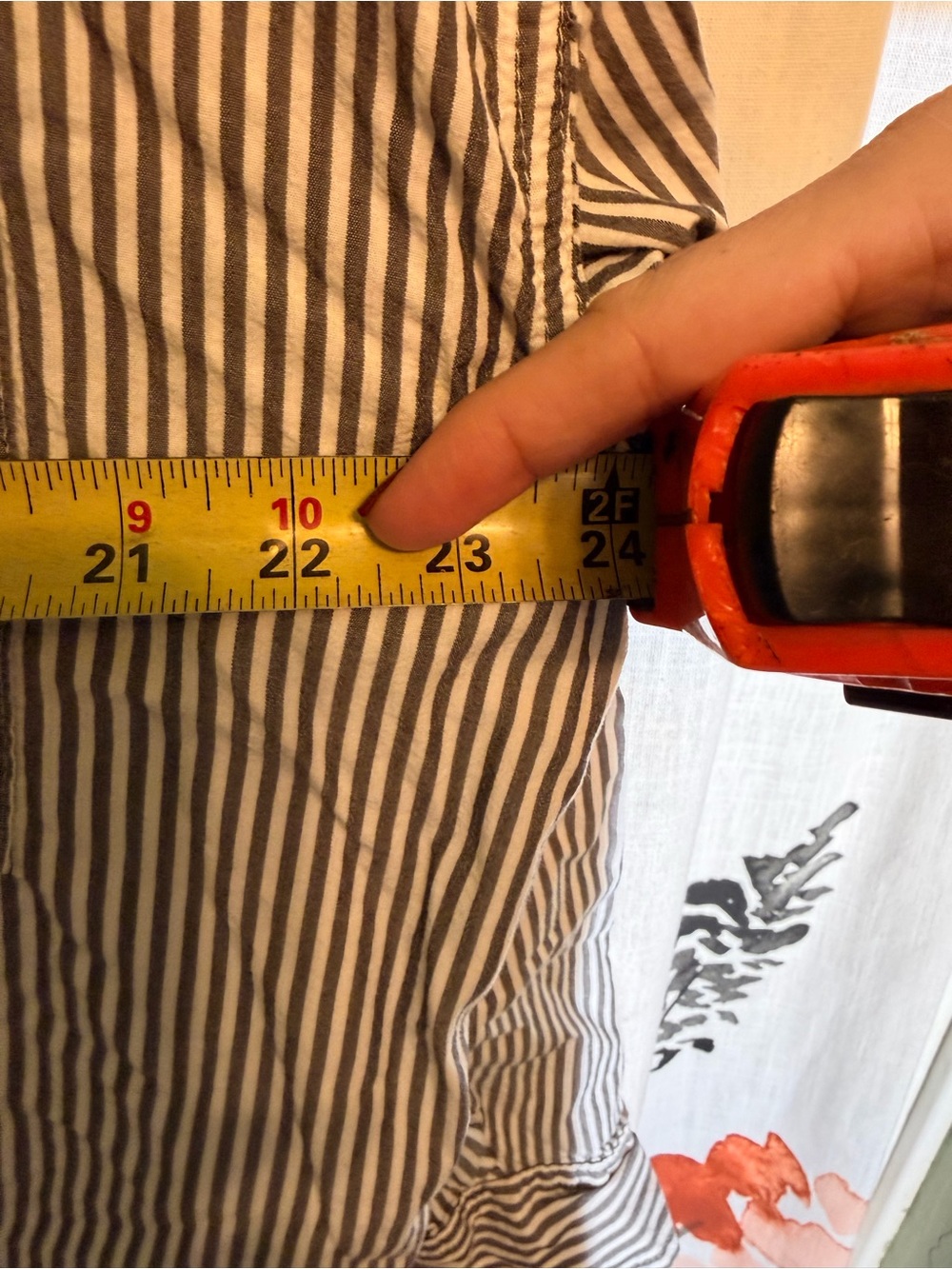 SO The Favorite Button-Down Striped Shirt – Women’s Size XL - Picture 7 of 9